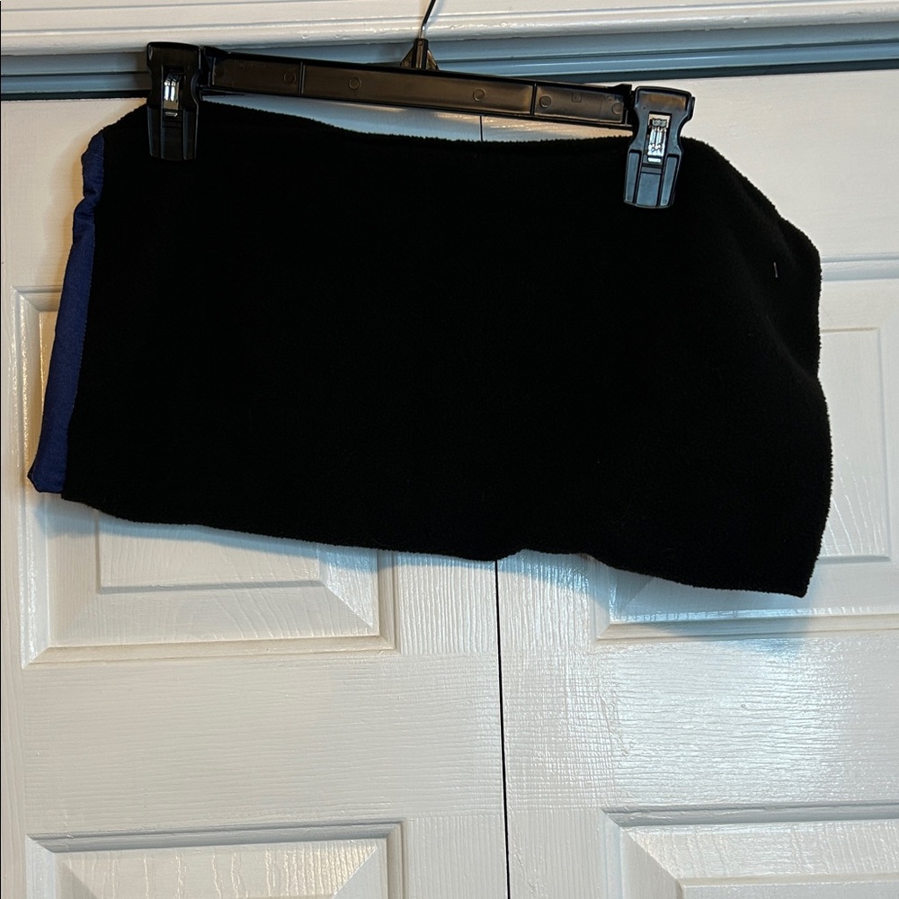 Black and Blue Face Mask and Neck Warmer